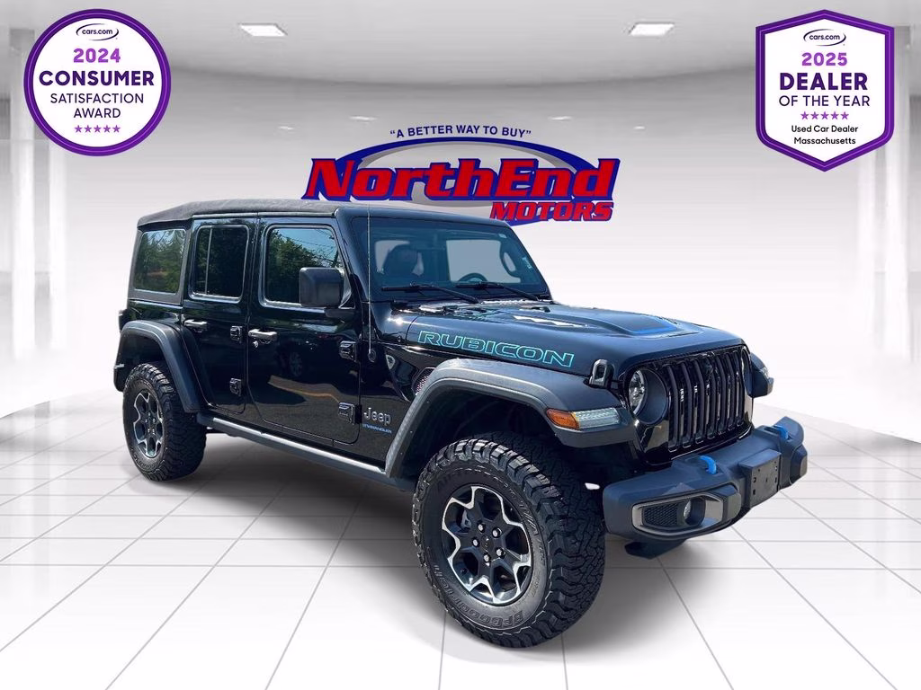 2023 Black Clearcoat Jeep Wrangler Rubicon 4xe 4X4 SUV