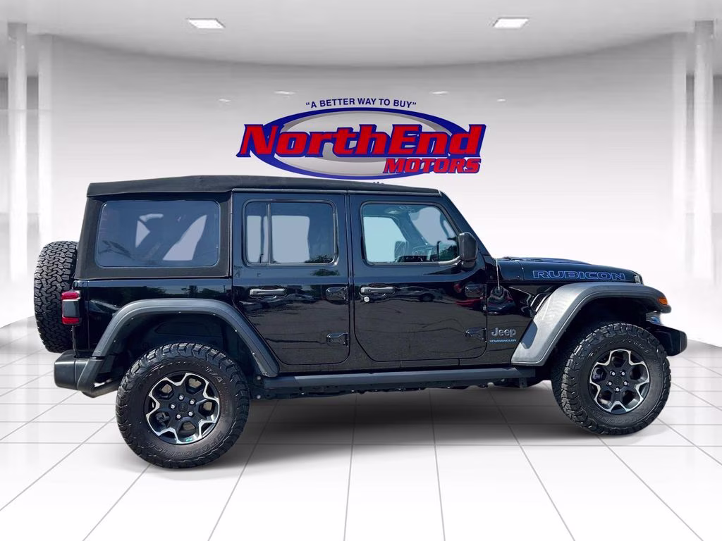 2023 Black Clearcoat Jeep Wrangler Rubicon 4xe 4X4 SUV