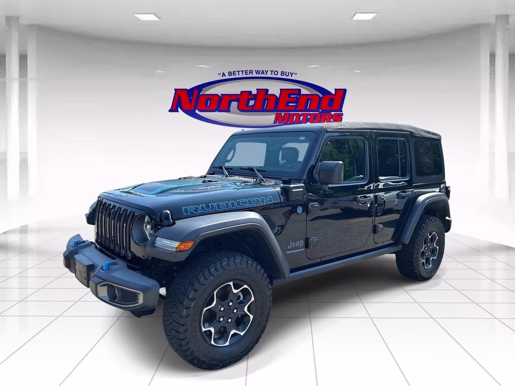 2023 Black Clearcoat Jeep Wrangler Rubicon 4xe 4X4 SUV