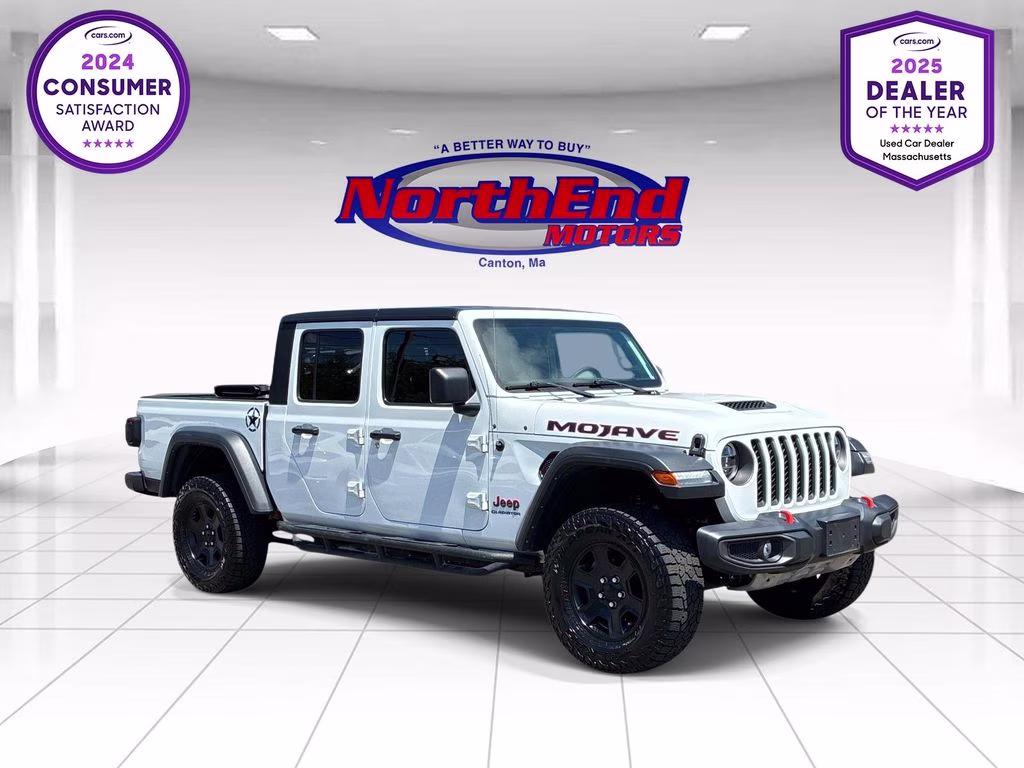 2022 Bright White Clearcoat Jeep Gladiator Mojave 4X4 Truck