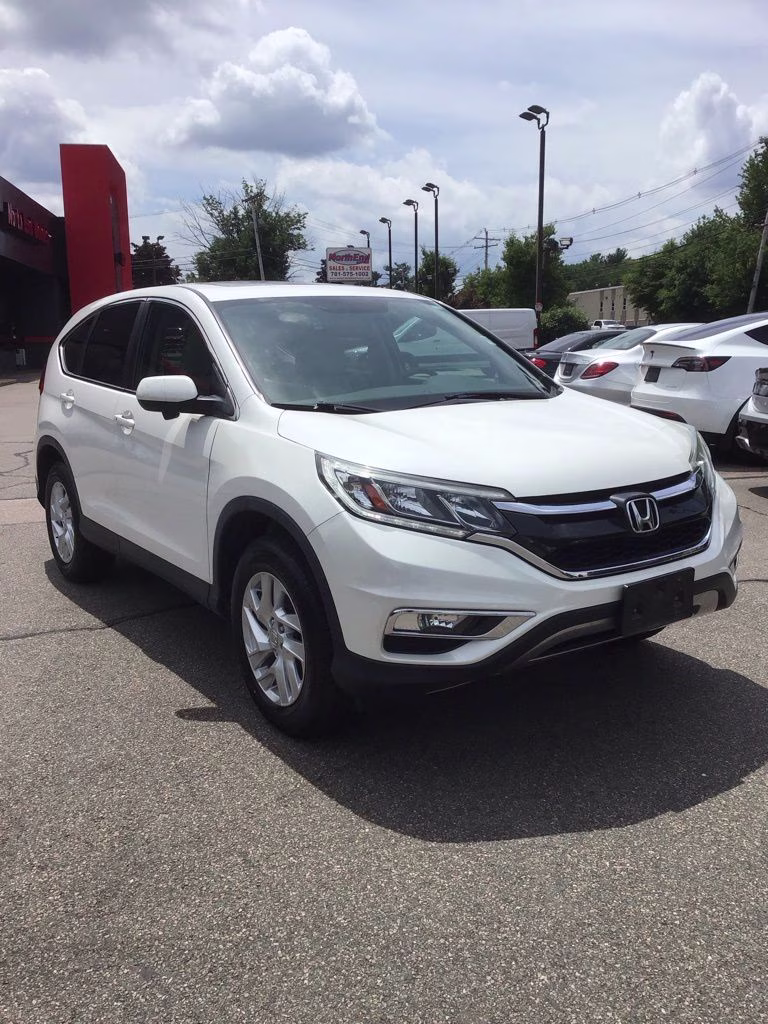 2016 White Honda CR-V EX AWD SUV
