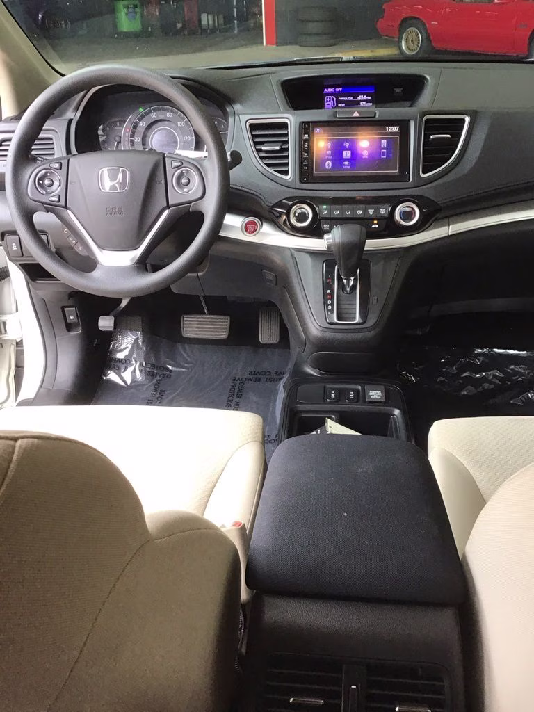 2016 White Honda CR-V EX AWD SUV