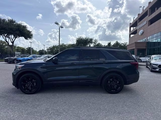 2023 Stone Blue Metallic Ford Explorer ST-Line RWD SUV