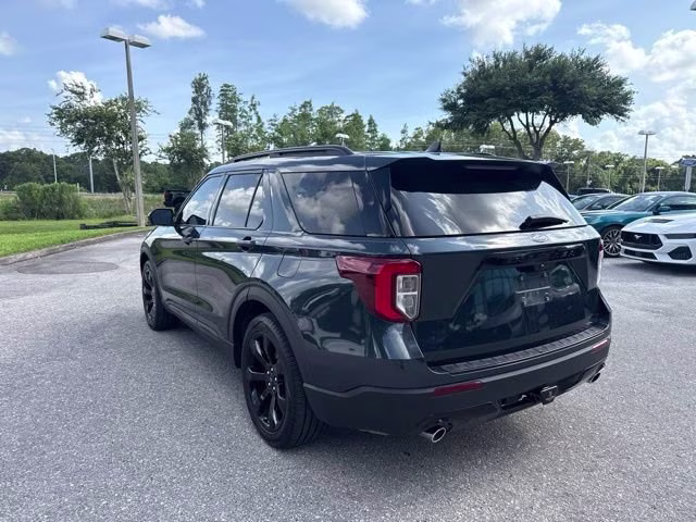 2023 Stone Blue Metallic Ford Explorer ST-Line RWD SUV