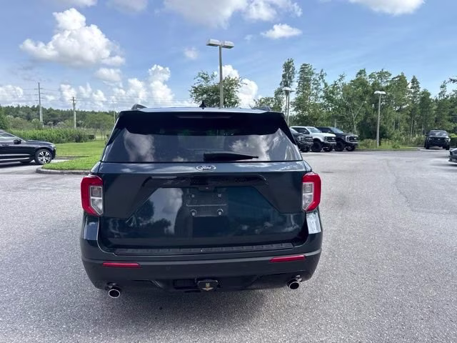 2023 Stone Blue Metallic Ford Explorer ST-Line RWD SUV