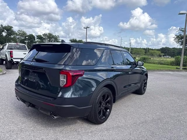 2023 Stone Blue Metallic Ford Explorer ST-Line RWD SUV
