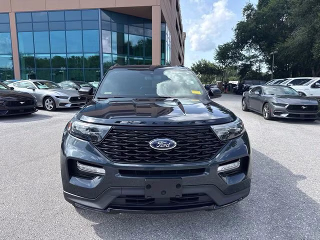 2023 Stone Blue Metallic Ford Explorer ST-Line RWD SUV