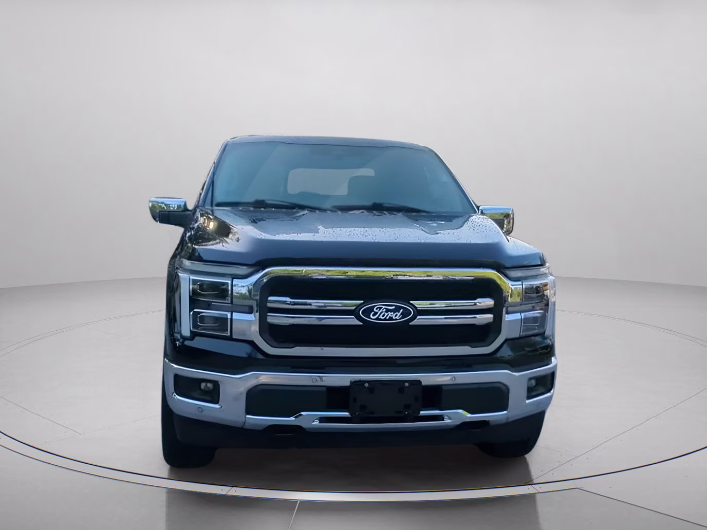 2025 Antimatter Blue Metallic Ford F-150 LARIAT Crew Cab Pickup 4X4 Truck
