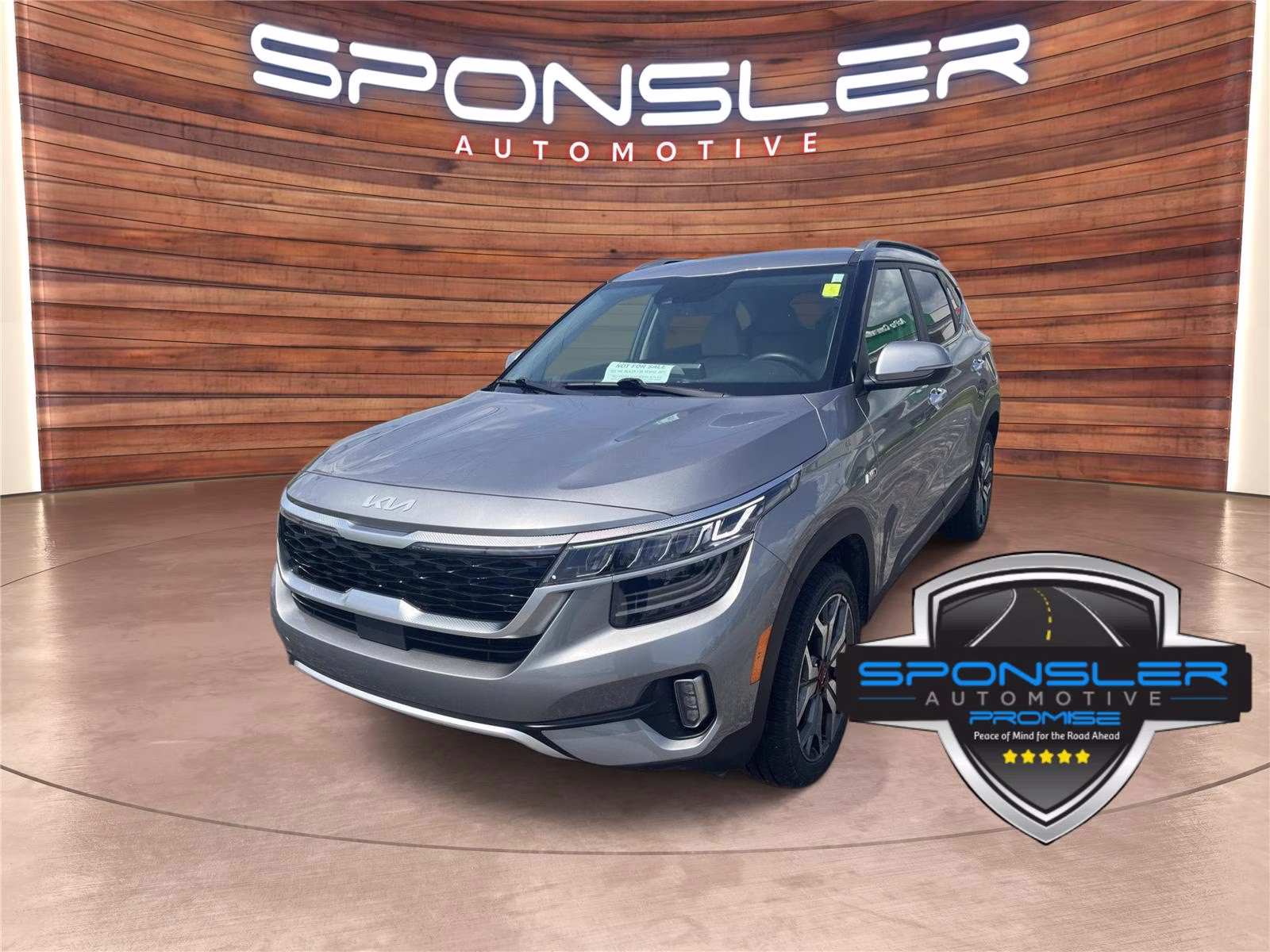 2023 Steel Gray Kia Seltos SX AWD SUV