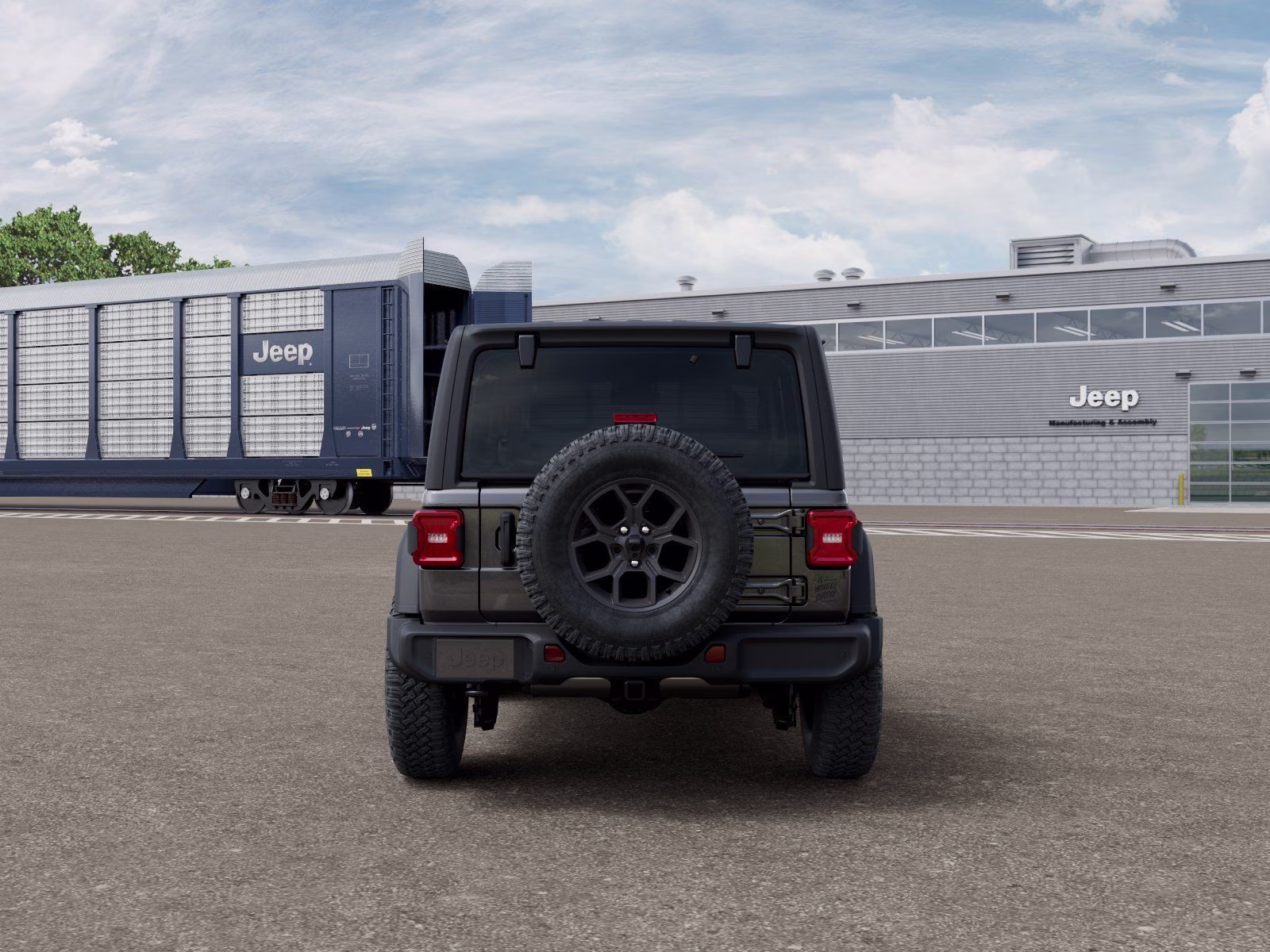 2026 Granite Crystal Metallic Clearcoat Jeep Wrangler Willys 4X4 SUV