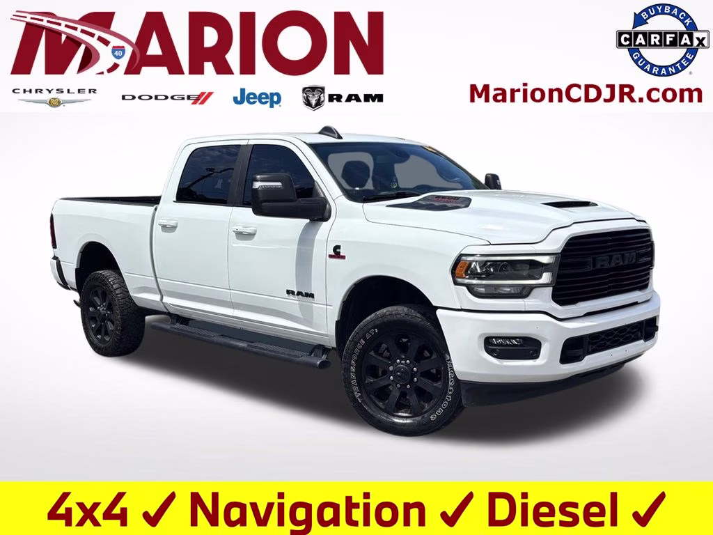 2023 Bright White Clearcoat Ram 2500 Laramie 4X4 Truck