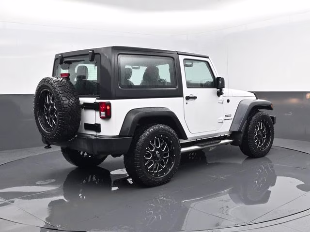 2015 Bright White Clearcoat Jeep Wrangler Sport 4X4 SUV