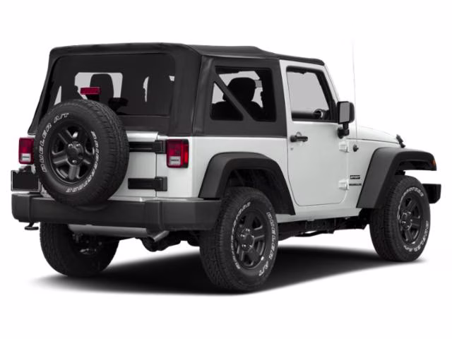 2015 Bright White Clearcoat Jeep Wrangler Sport 4X4 SUV