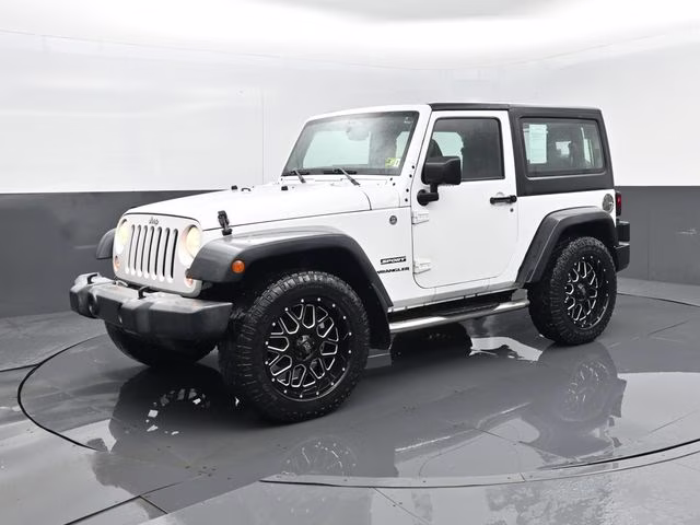 2015 Bright White Clearcoat Jeep Wrangler Sport 4X4 SUV