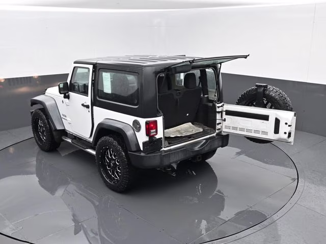 2015 Bright White Clearcoat Jeep Wrangler Sport 4X4 SUV
