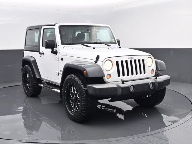 2015 Bright White Clearcoat Jeep Wrangler Sport 4X4 SUV