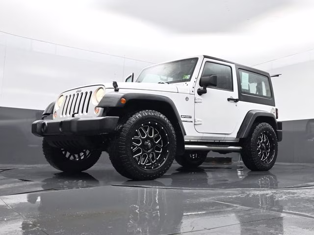2015 Bright White Clearcoat Jeep Wrangler Sport 4X4 SUV