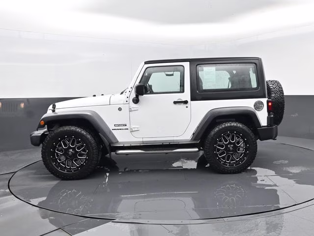 2015 Bright White Clearcoat Jeep Wrangler Sport 4X4 SUV