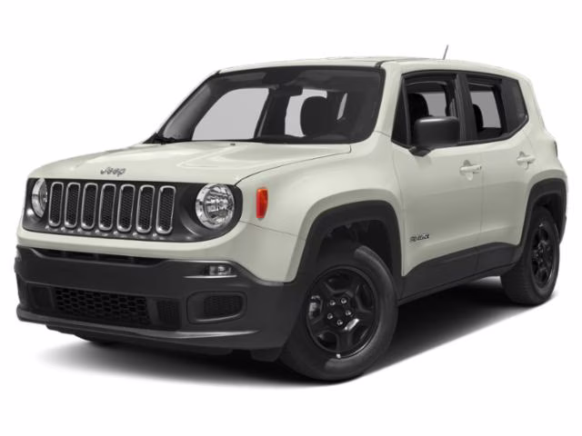 2018 Alpine White Jeep Renegade Latitude 4X4 SUV