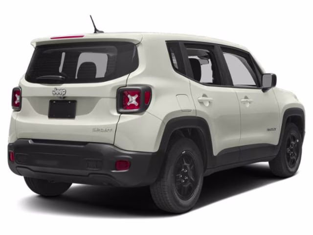 2018 Alpine White Jeep Renegade Latitude 4X4 SUV