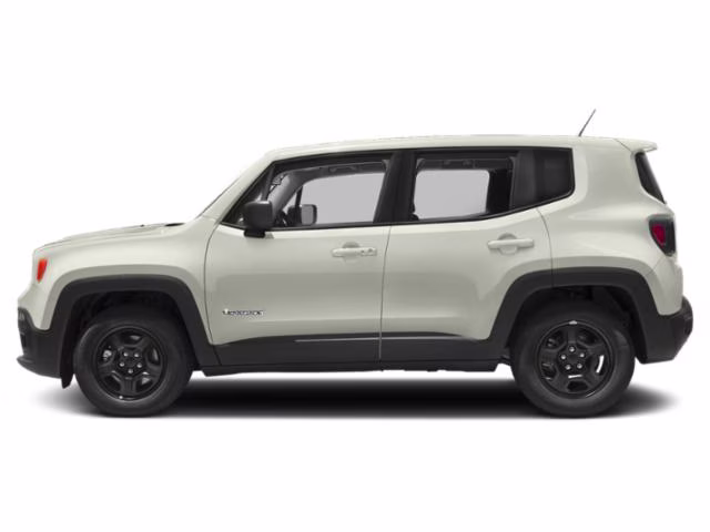 2018 Alpine White Jeep Renegade Latitude 4X4 SUV