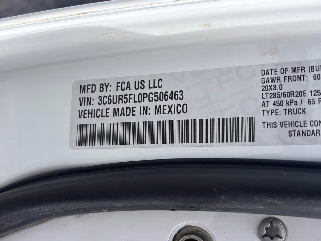 2023 Bright White Clearcoat Ram 2500 Laramie 4X4 Truck