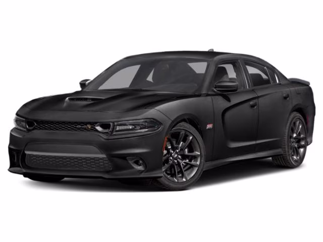 2021 Pitch Black Clearcoat Dodge Charger R/T Scat Pack Widebody RWD Sedan