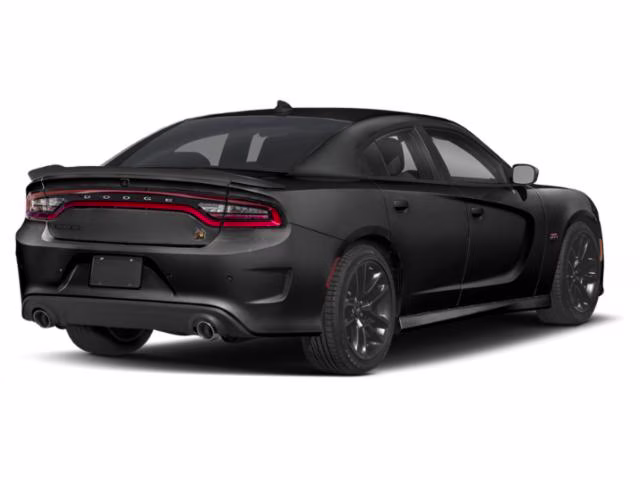 2021 Pitch Black Clearcoat Dodge Charger R/T Scat Pack Widebody RWD Sedan