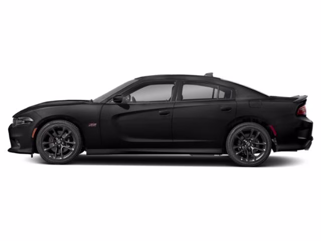 2021 Pitch Black Clearcoat Dodge Charger R/T Scat Pack Widebody RWD Sedan