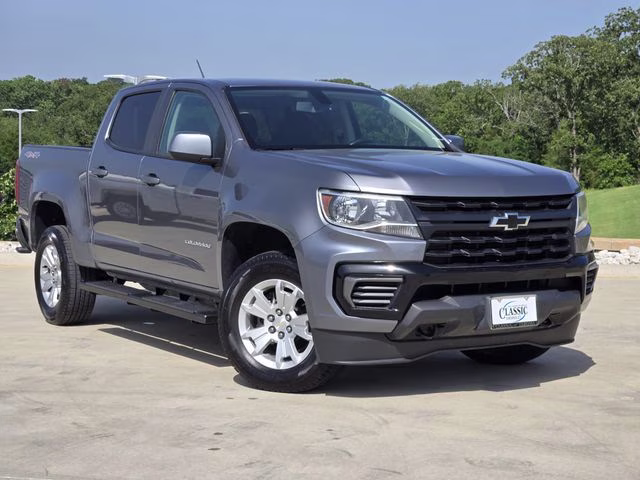 2021 Satin Steel Metallic Chevrolet Colorado LT 4X4 Truck