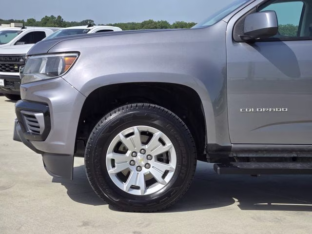 2021 Satin Steel Metallic Chevrolet Colorado LT 4X4 Truck