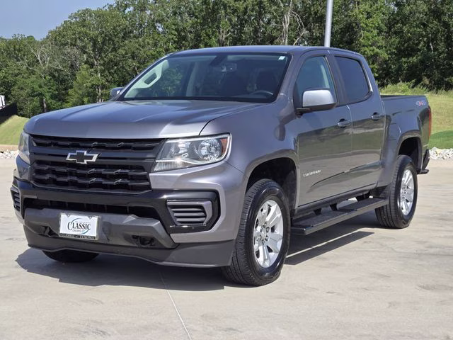 2021 Satin Steel Metallic Chevrolet Colorado LT 4X4 Truck