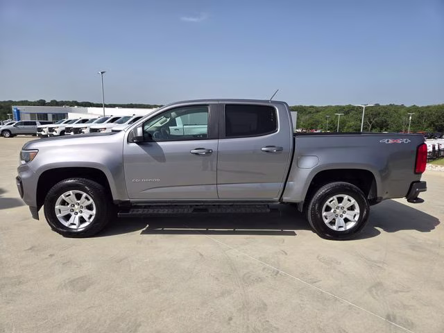 2021 Satin Steel Metallic Chevrolet Colorado LT 4X4 Truck