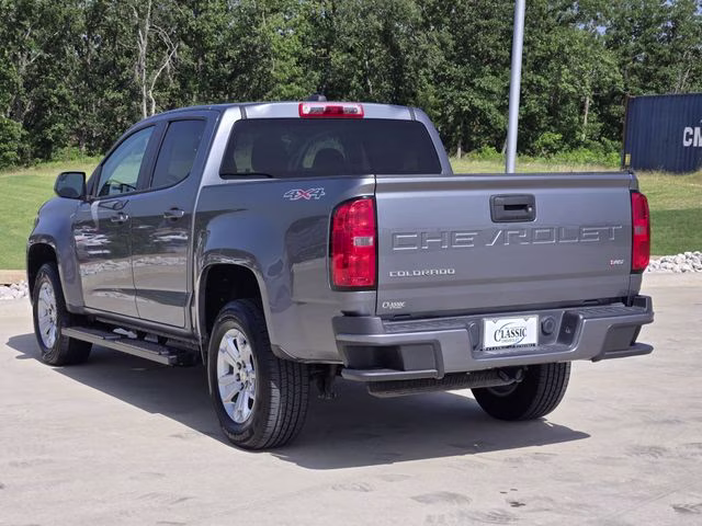 2021 Satin Steel Metallic Chevrolet Colorado LT 4X4 Truck