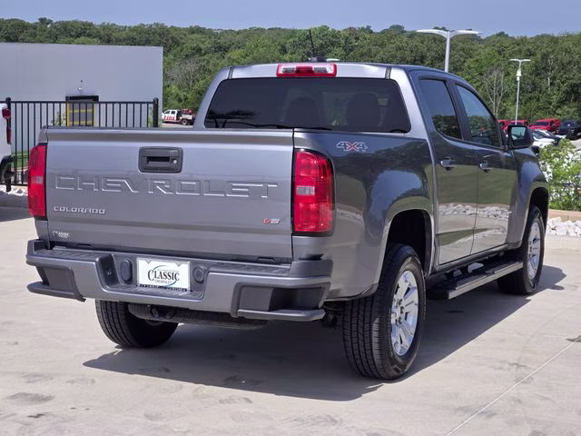 2021 Satin Steel Metallic Chevrolet Colorado LT 4X4 Truck