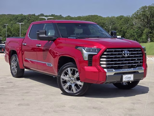 2023 Red Toyota Tundra Hybrid Capstone 4X4 Truck