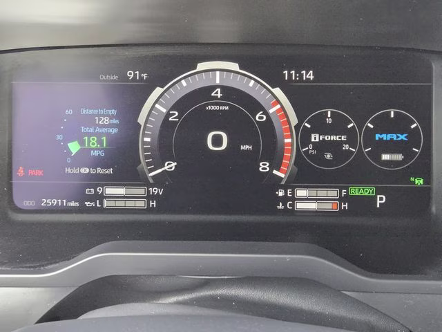 2023 Red Toyota Tundra Hybrid Capstone 4X4 Truck