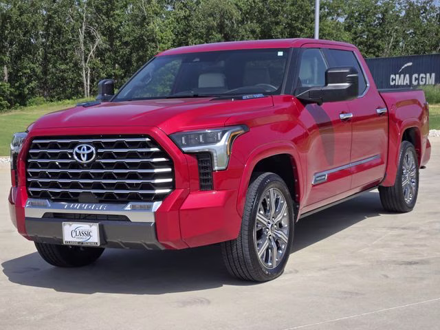 2023 Red Toyota Tundra Hybrid Capstone 4X4 Truck
