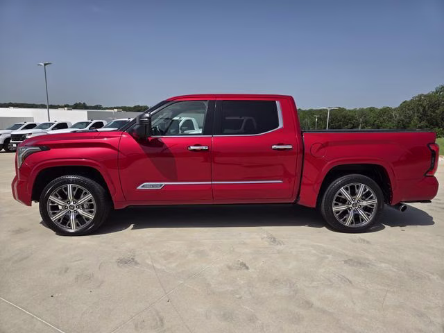 2023 Red Toyota Tundra Hybrid Capstone 4X4 Truck