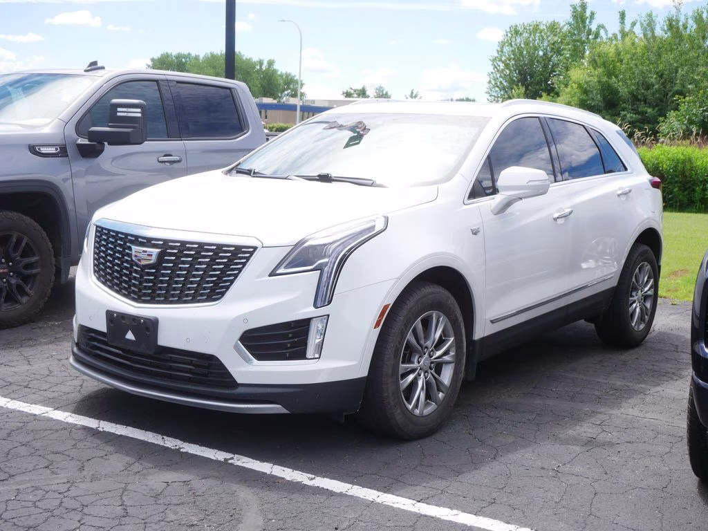 2023 Crystal White Tricoat Cadillac XT5 Premium Luxury AWD SUV