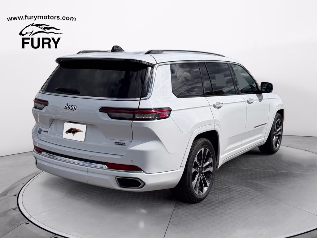 2023 Bright White Clearcoat Jeep Grand Cherokee L Overland 4X4 SUV