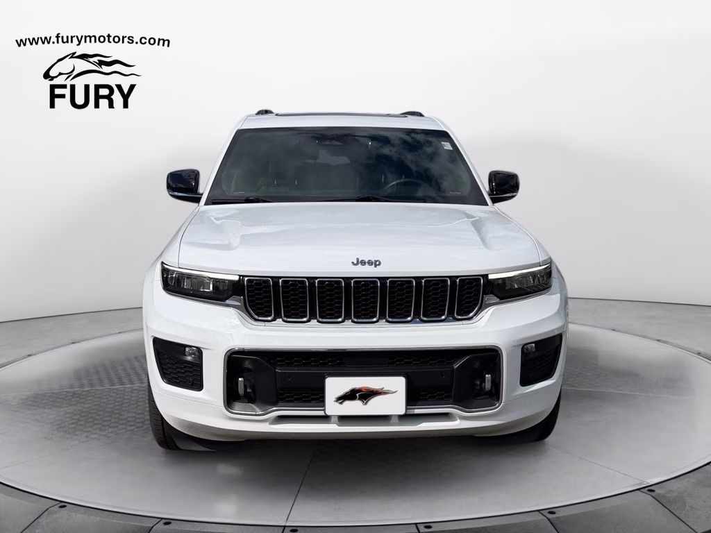 2023 Bright White Clearcoat Jeep Grand Cherokee L Overland 4X4 SUV