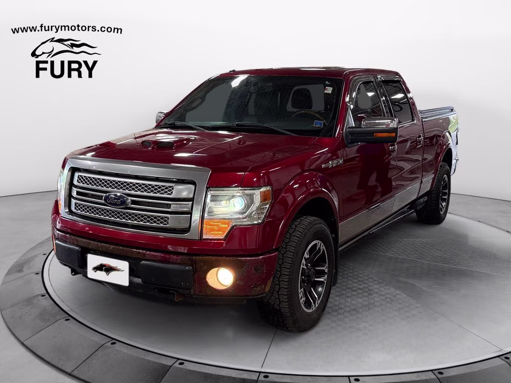 2013 Ruby Red Metallic Tinted Clearcoat Ford F-150 Platinum w/Max Trailer Tow Pkg 4X4 Truck