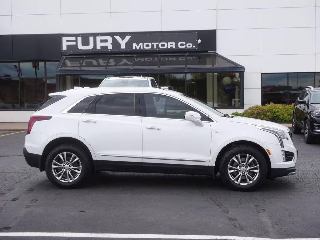 2023 Crystal White Tricoat Cadillac XT5 Premium Luxury AWD SUV