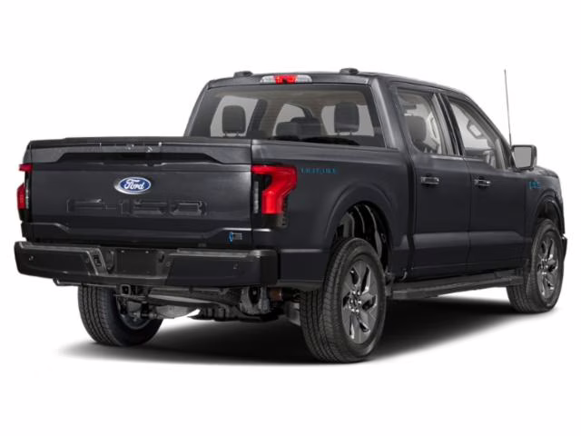 2025 Agate Black Metallic Ford F-150 Lightning Flash AWD Truck