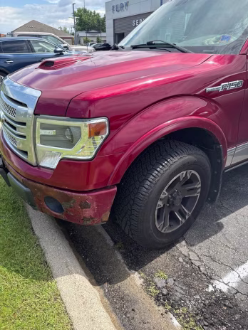 2013 Ruby Red Metallic Tinted Clearcoat Ford F-150 Platinum w/Max Trailer Tow Pkg 4X4 Truck