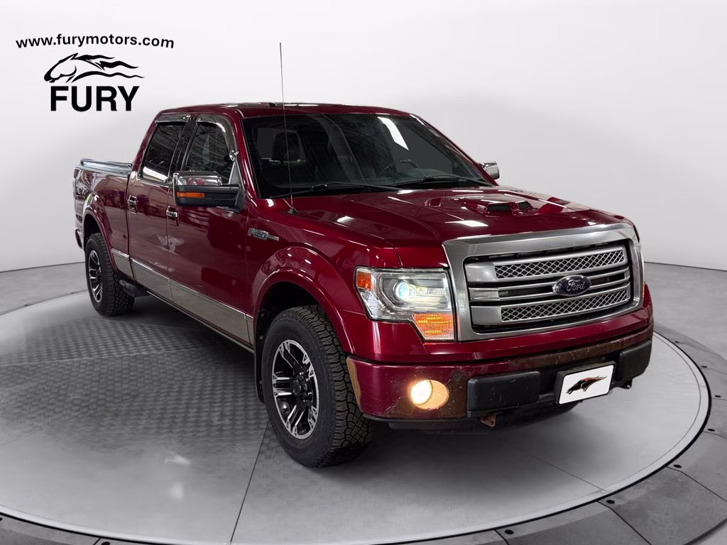 2013 Ruby Red Metallic Tinted Clearcoat Ford F-150 Platinum w/Max Trailer Tow Pkg 4X4 Truck