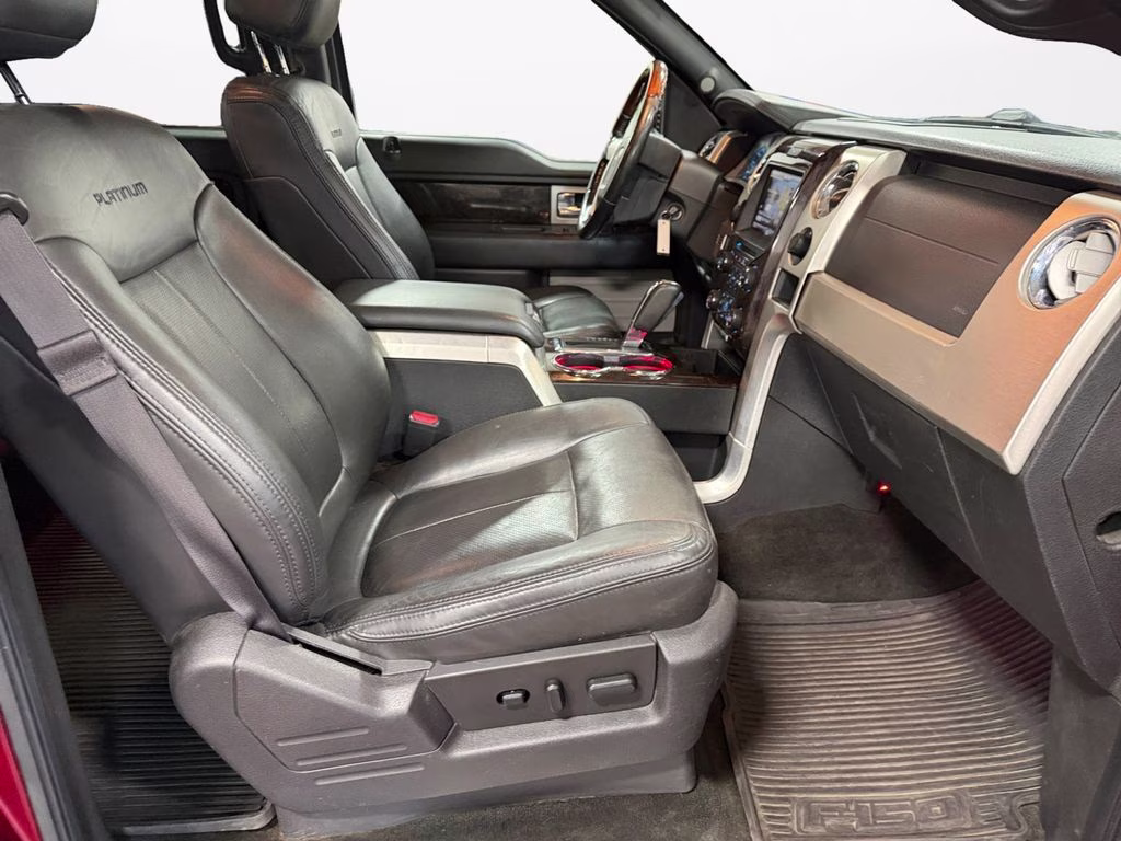 2013 Ruby Red Metallic Tinted Clearcoat Ford F-150 Platinum w/Max Trailer Tow Pkg 4X4 Truck