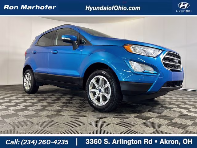 2018 Blue Candy Ford EcoSport SE 4X4 SUV