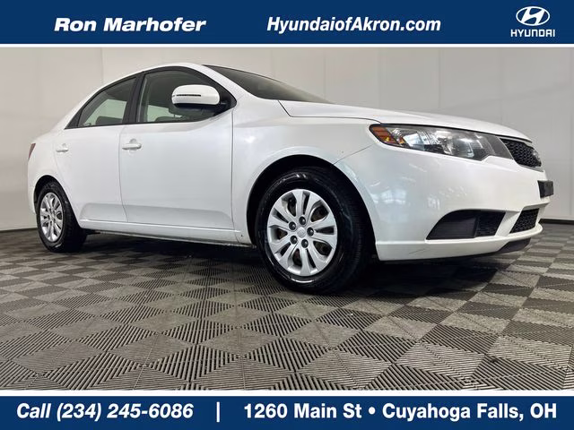 2012 Snow White Pearl Kia Forte EX FWD Sedan